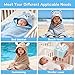 14 PCS Thicken Baby Towels Set, 3 PCS Soft Hooded Baby Towels & 11 PCS Washcloths, Baby Bath Towels for Newborns, Infants & Toddlers, Ultra Absorbent, Cute Baby Towel Gift for Boys