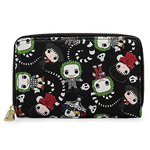 Loungefly POP Beetlejuice Zip Around Faux Leather Wallet4
