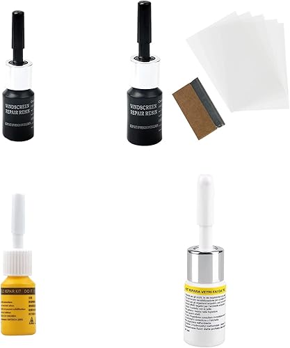 Miniatura 5 de 1 juego de líquido de reparación de grietas para parabrisas, kit de reparación de parabrisas, herramienta de reparación eficiente antiarañazos para