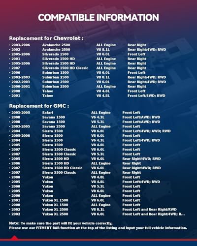 Image of KAX Disc Brake Caliper Assembly for Select Chevy, Cadillac, GMC and Hummer Models - Silverado 1500 2500 3500, Escalade, Tahoe, Sierra 1500 2500 3500, Savana 1500, Front Left or Rear Right Side