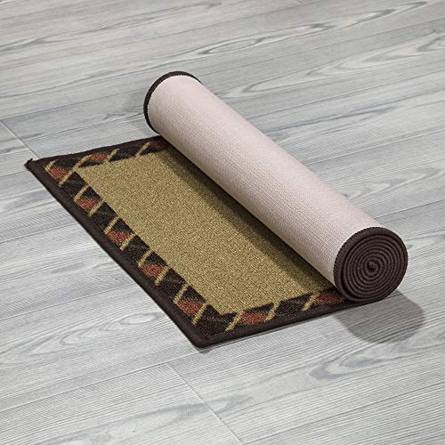Ottomanson 20" x 59" Palm Tree Kitchen Rug - Farmhouse Style Non-Slip Mat for Dining, Entryway & Laundry - Durable, Stain-Resistant & Perfect for High-Traffic Areas, Multicolor - Image 6