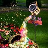 Solar Watering Can Lights, Solar Lanterns Outdoor Waterproof Garden Decor, Yard Lights for Outside Flower Bed Decor, Garden Gifts for Mom & Grandma