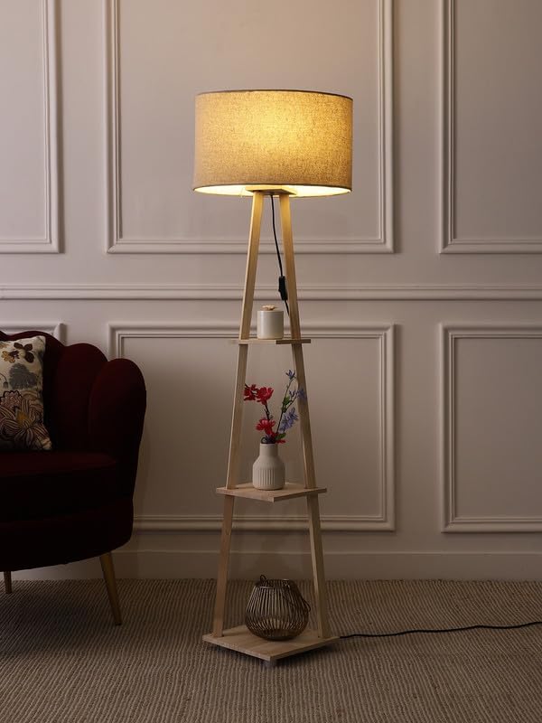 See full amazon price history chart for Storm Light Floor Lamp in Solid Wood & Natural Wood with Shelf for Living Room,Bedrooms, Colour (Beige) Storm Light Floor Lamp in Solid Wood & Natural Wood with Shelf for Living Room,Bedrooms, Colour (Beige) (B0DHVG5YHJ) Amazon Price History, Amazon Price Tracker