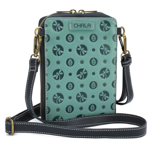 Image of CHALA Snap Crossbody RFID Protected Women Faux Leather Cellphone Purse with Adjustable Crossbody Strap