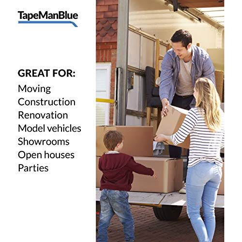 Carpet Protection Film 36" X 200' Roll. Made In The Usa! Easy Unwind, Clean Removal, Strongest And Most Durable Carpet Protector. Clear, Self-Adhesive Surface Protective Film. #TOP7