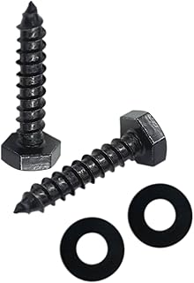 Evecad 25PCS 14 x 1-14 Hex Head Lag Screw...,