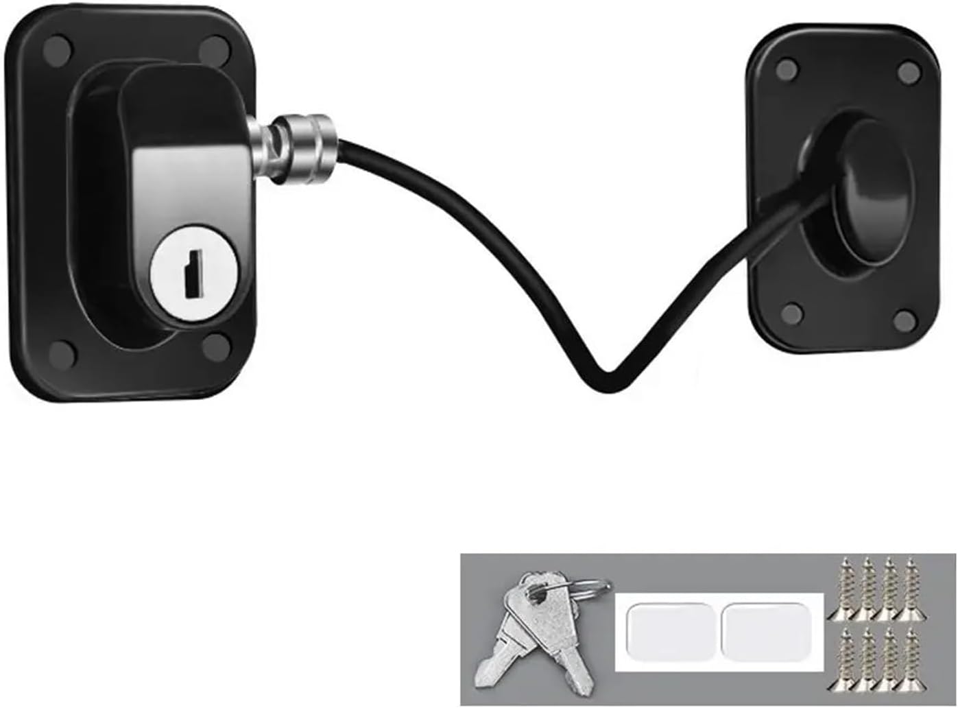 Digital Password Window Lock Cabinet Locks Limit Positioning Refrigerator 1Pcs ﻿(New White)