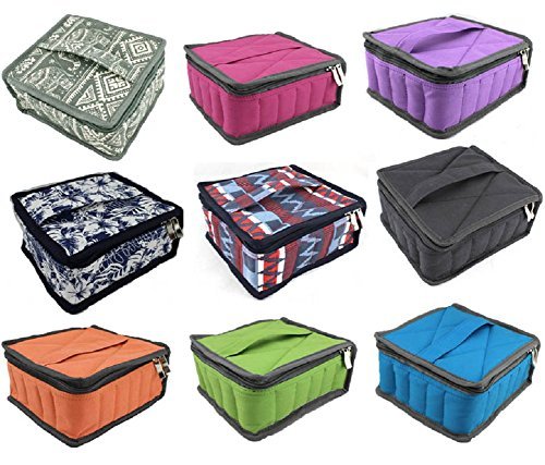 Hytek Gear Essential Oil Carrying Case Holds 30 Bottles 5ml-15ml - Perfect for Traveling with Oils! Multiple Colors! (30 Vial) (30 Vial, Gray)