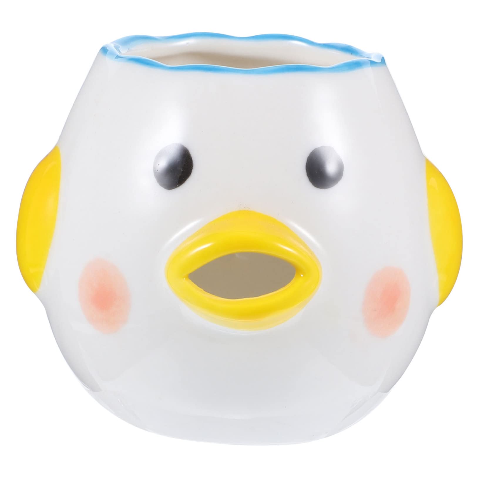 Garneck Egg Yolk Separator Separating for Separated White Yolk Remover Separator Tool Separation Separators Chicken Eggs Separator Egg Separator Egg Splitter Egg Yolk Splitter Ceramics
