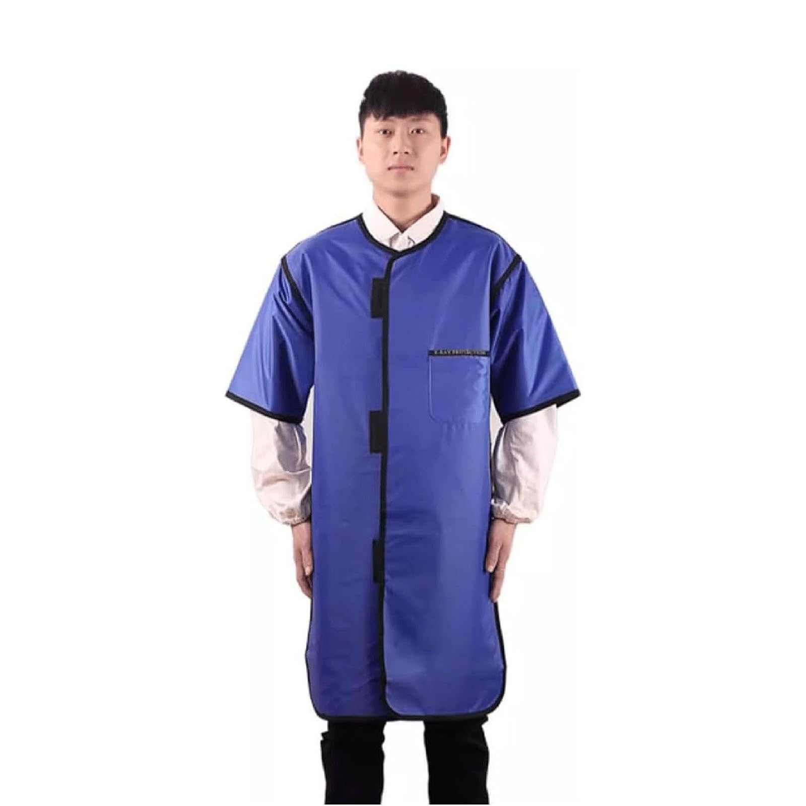 Grembiule in Piombo a Maniche Corte Scudo a Raggi X da 0,5 mmpb Grembiule Confortevole con Scudo a Raggi X Grembiule a Raggi X Unisex Grembiule antiradiazioni Facile da Pulire