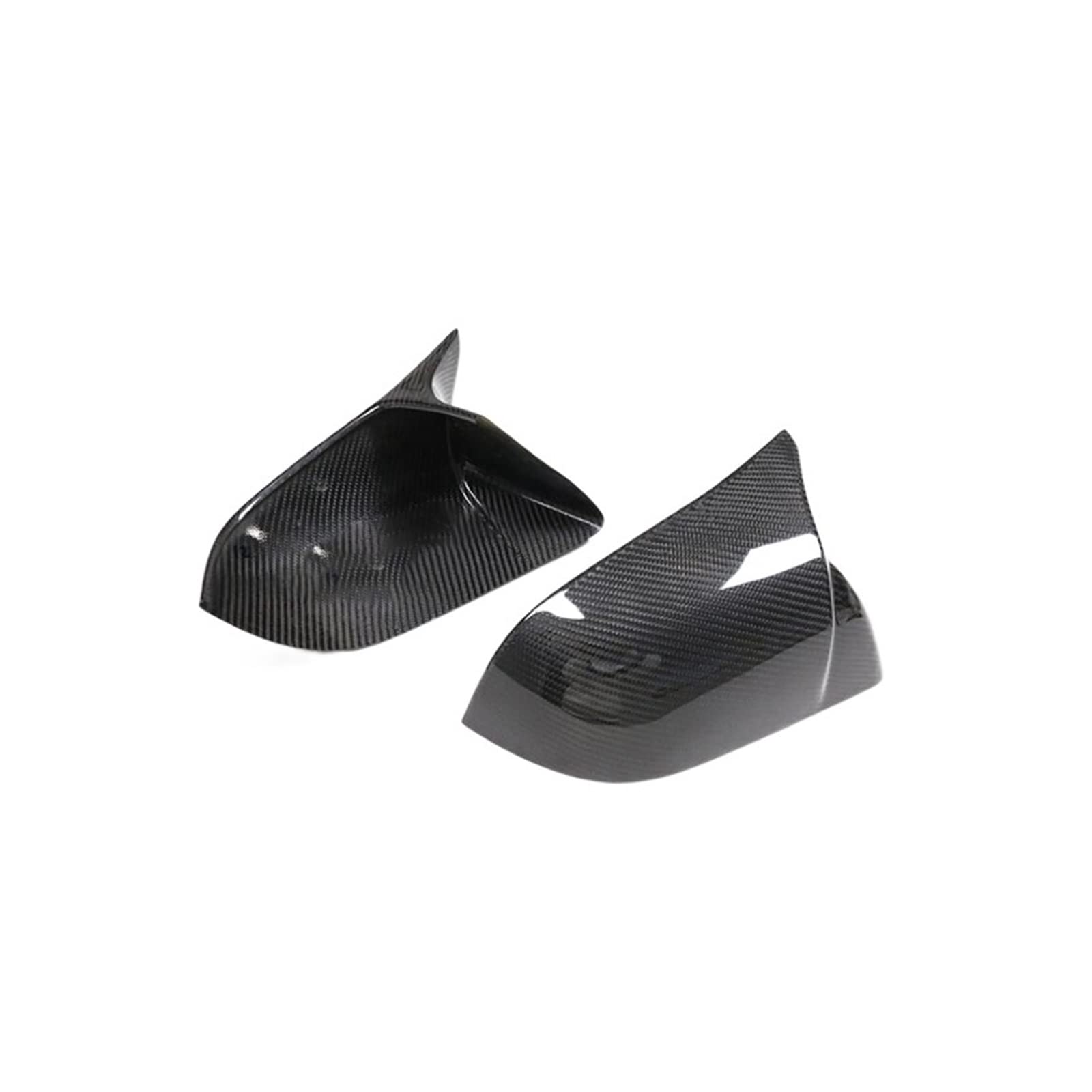 Coperture Per Specchietti Laterali Tesla Model S (2016-2020) In ABS Nero Lucido. Accessori Esterni A Conchiglia, Facili Da Installare, Antigraffio, Confezione Da 2. - 2