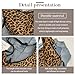 Imagen de Nievajio Bolso de hombro con estampado de leopardo y media luna para mujer