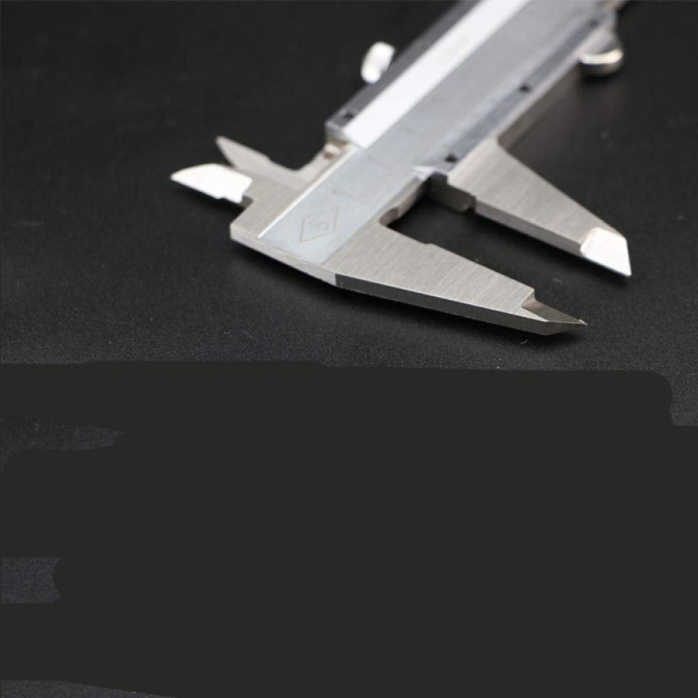 Calibrador Vernier de Acero Inoxidable Calibrador doméstico de Alta precisión Vernier de Acero Inoxidable Calibrador estándar de Aceite Calibrador mecánico Grosor, 0-300 mm (0 300 mm)