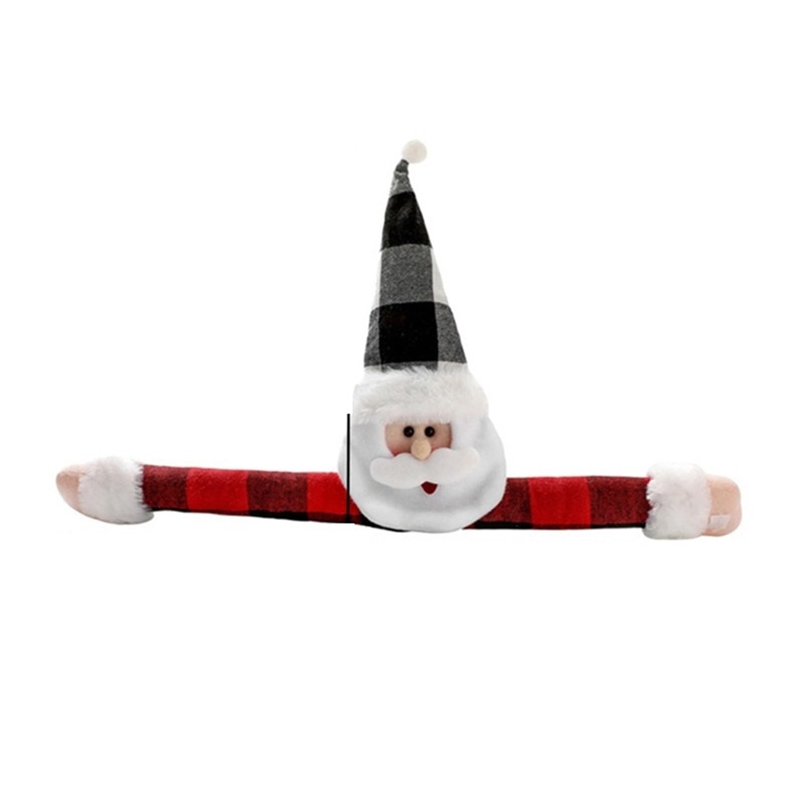 Curtain Buckle Tieback Santa Snowman Tiebacks Hook Fastener Clamp For Xmas Ornaments Decorations(COLOR-1)