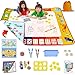 Produktbild Magischer Teppich für Kinder, 2 Seiten, 120 x 90 cm, Mit Zubehör, Lernspielzeug, Zeichnung, Kinderspiel, 3 Jahre, Doodle, Geschenkidee