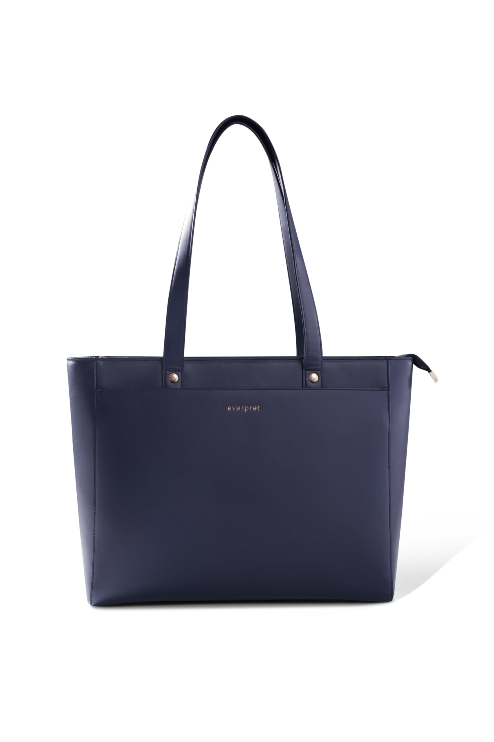 everpret Premium Work Tote Bag for Women with 16-Inch Laptop Compartment | Vegan Leather Office Travel Handbag with Trolley Sleeve, Water Bottle Pocket & Organized Compartments |-picture-15