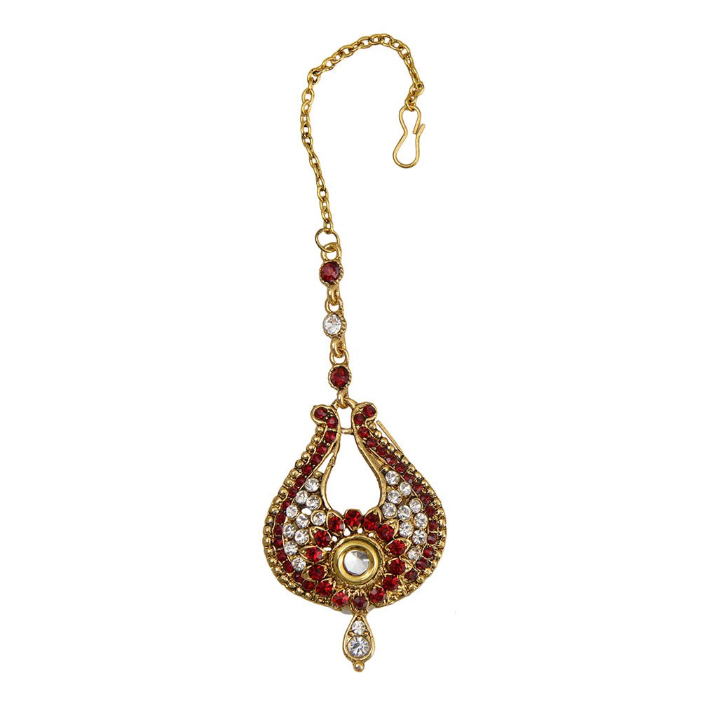 Earring Maang Tika Set - Elegant Traditional Jewelry