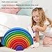 Imagen de Bewinner Grimms-Bloques Apilables de Madera Coloridos