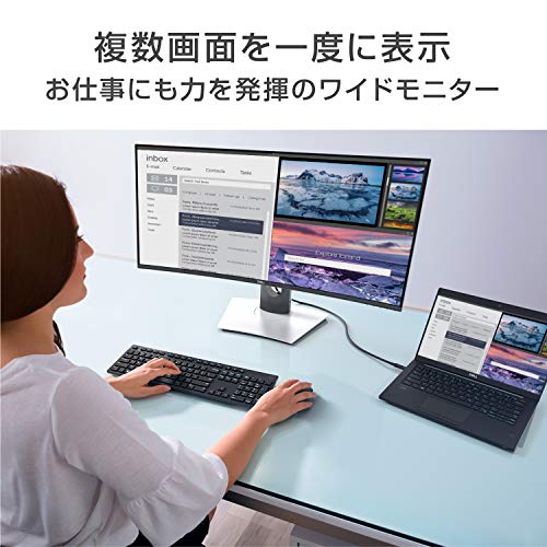 Image of Dell 34.1-inch Curved Monitor U3419W (3-Year No-Screen Warranty, Frameless, with Speakers, USB Type-C, UWQHD, IPS Matte, USB-C, DP, 2 HDMI, Height Adjustable)