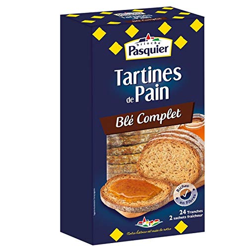 Brioche Pasquier – Pan con trigo integral 240 g – Cuatro artículos