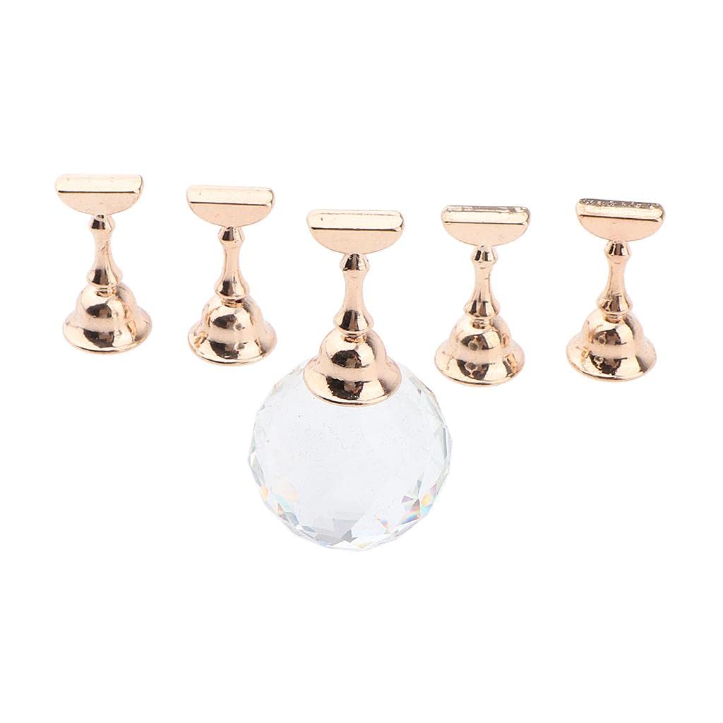 Nail Tips Stand Holder Magnetic Nail Art Display for Salon DIY and Practice White-picture-21