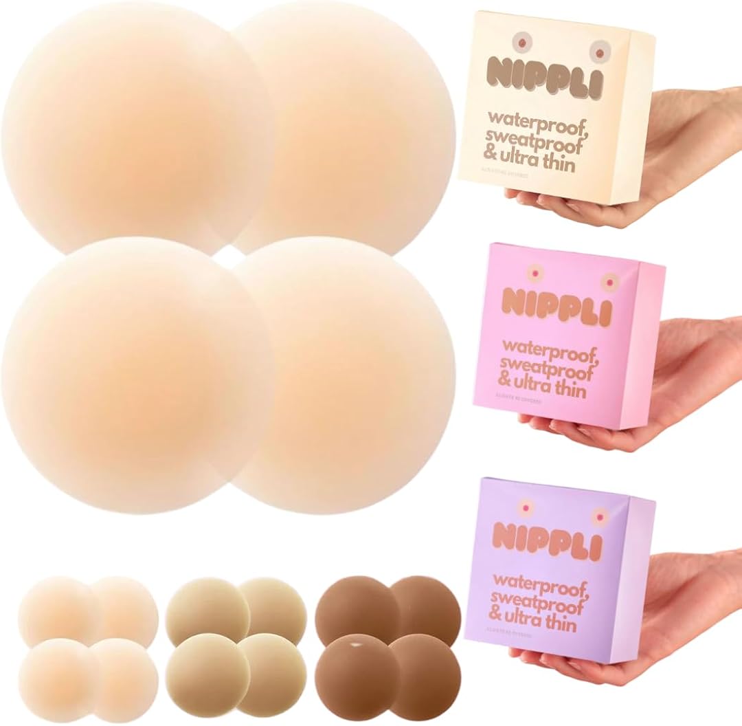 Nippli Premium Nippelcover Wiederverwendbare & waschbare Nippelpads