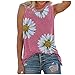 Oberteile Damen Elegant Rot Yoga Fitness Tank Top Sommer ärmellose Weste ärmellose Shirts Tank Tops Frauen Sommer Lockere Weste Ringerrücken Obertei T-Shirt Cami Crop Top Blusen Tunika Tanktop