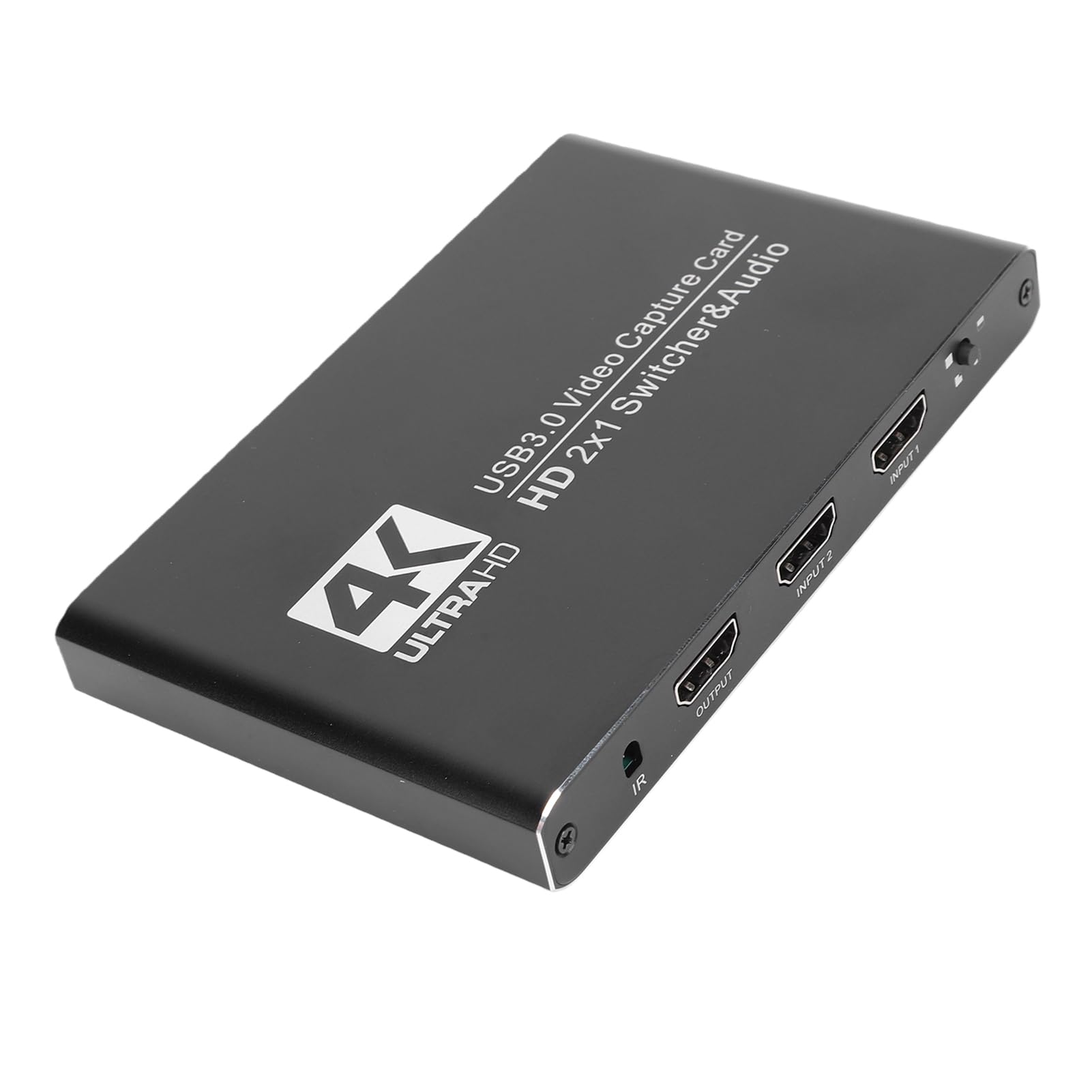 Tarjeta de Captura 4K, Dispositivo de Captura de Vídeo USB 3.0 con 4K60Hz 1080P240FPS 1440P144FPS, Grabación de Baja Latencia para Transmisión en Juegos