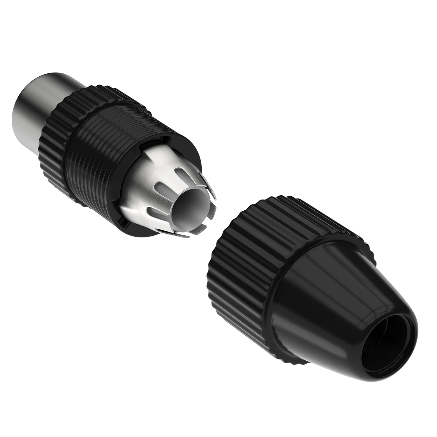 Set Di Connettori Coassiali E Accoppiamento Per Visione Via Cavo IEC TV, DVB-C Radio E DVB-T2 Antenne TV Per Cavo E Antenna Satellitare BK 4K UHD