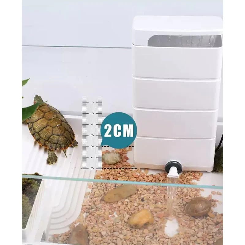 Sunsun Xiaoli XN-600 filter operating at 2cm water level