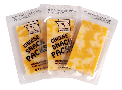 Amazon Brand - Happy Belly Colby Jack Cheese, Snack Bars, 10 Count, 7.5 Ounce