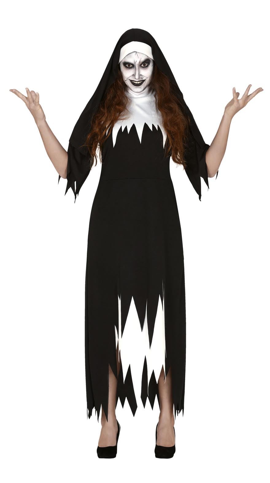FIESTAS GUIRCA Sinister Nun costume for women
