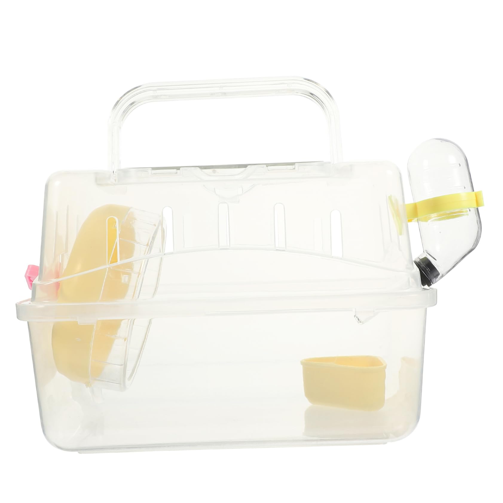 HOLIDYOYO Pet Living House Portable Hamster Carrier with Roof for Travel with Chinchillas Animals Durable Spacious Design for Outdoor Adventures