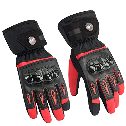 バイク グローブ 冬 防水 防寒グローブ バイク用グローブ 革...