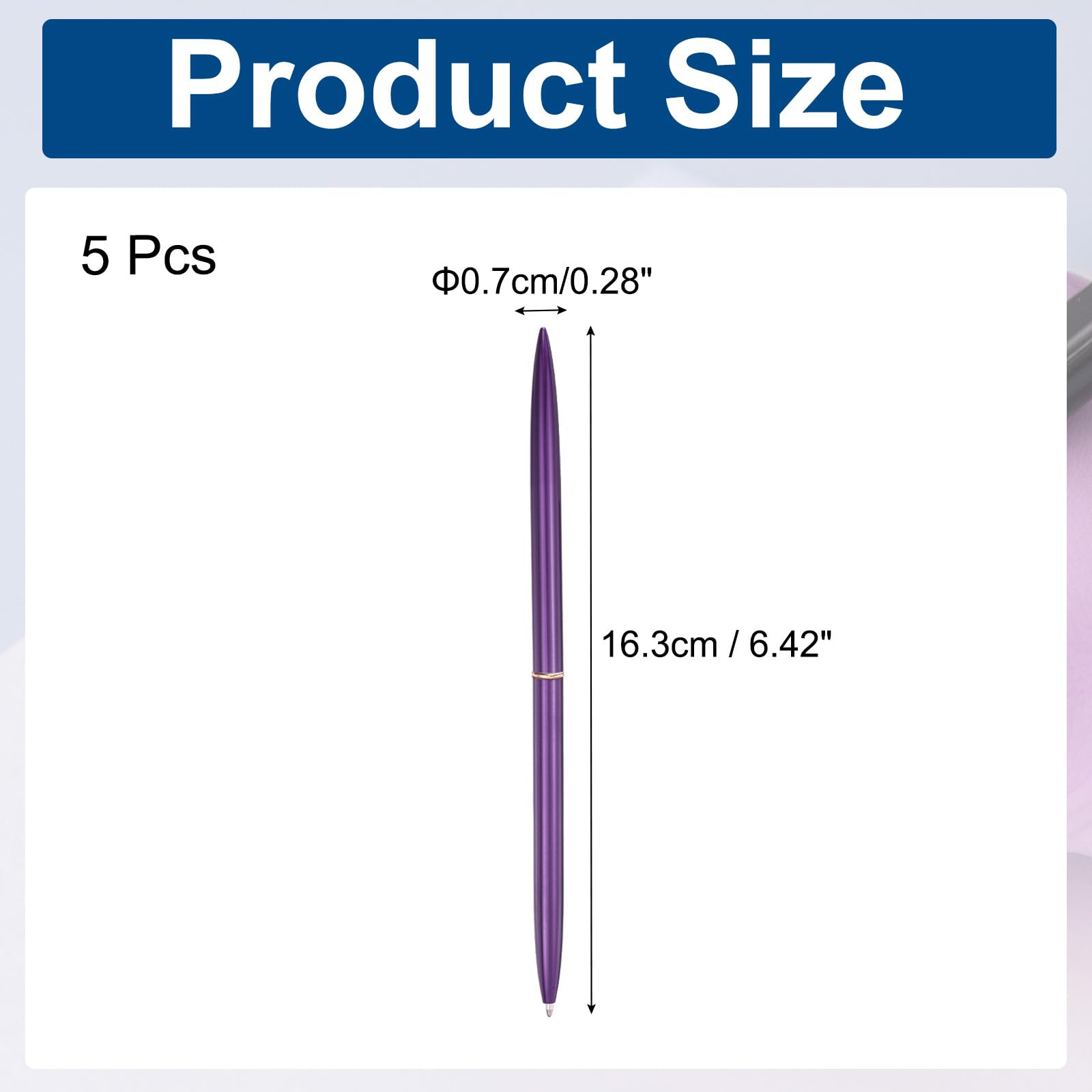 PATIKIL Slim Metal Ballpoint Pen - Image 2