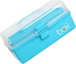 Anneome Caixa De Armazenamento Caixa De Armazenamento De Plástico Caixa De Ferramentas Para Caixa De Armazenamento Multifuncional Caixa De Artesanato Portátil Caixa De Armazenamento De