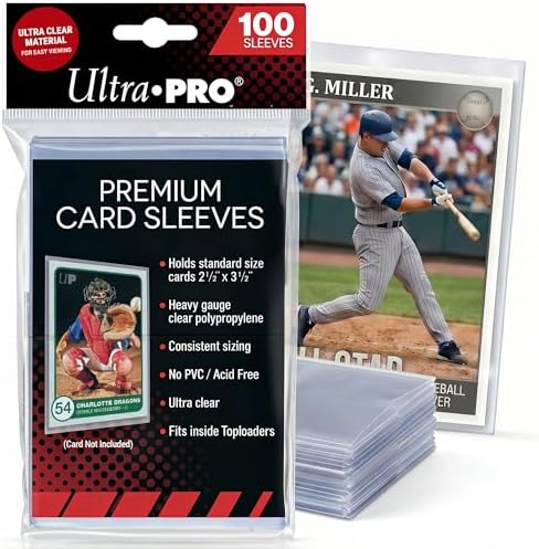 Ultra Pro Card Premium Card Sleeves Pack (100 Sleeves)