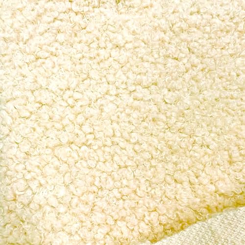 Luxurious Mechanical Stretch Faux Sherpa Fleece Fabric – Soft, Versatile, and Perfect for All Your Creative Projects by The Yard