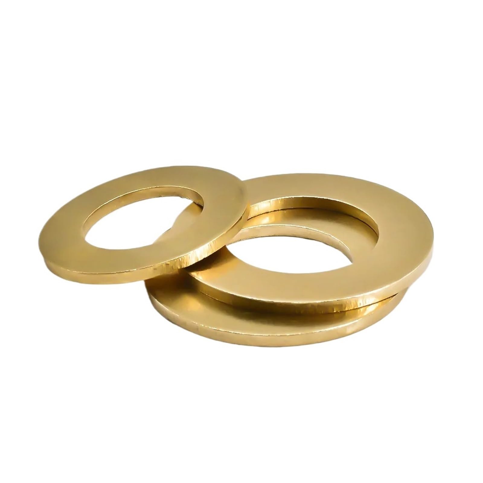 Płaska mosiężna podkładka O-ring Stała uszczelka Oring Podkładka Miedziana metalowa Element dystansowy M2- M20(M4x12x1(200Pcs))