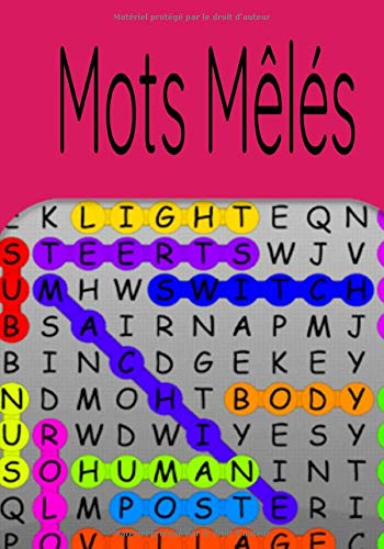 Télécharger Mots Mêlés: Carnet de jeux de mots mêlés . Grand format : 40 grilles en gros caractères avec So livre En ligne