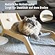 PETKARAY Strandkorb Katzenhängematte, erhöhte Katzenbetten für Indoor-Katzen, originelle gemütliche Katzenliege mit Sisal-Kratzer und Spielzeugball