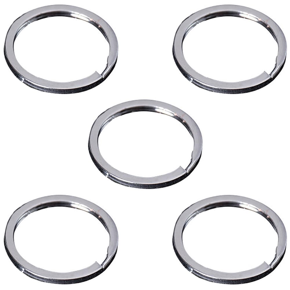 YiaizhuoYiaizhuo 5PCS Key Rings Bulk, Split Keyrings for Keychain and Crafts 1 inch (25mm)