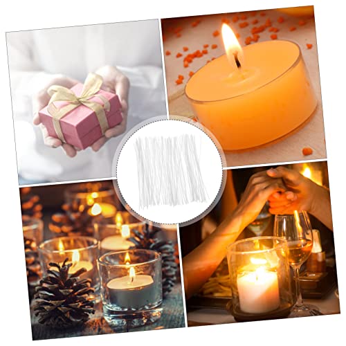 Accesorios para hacer velas Mechas de algodón 100 piezas miniatura 4