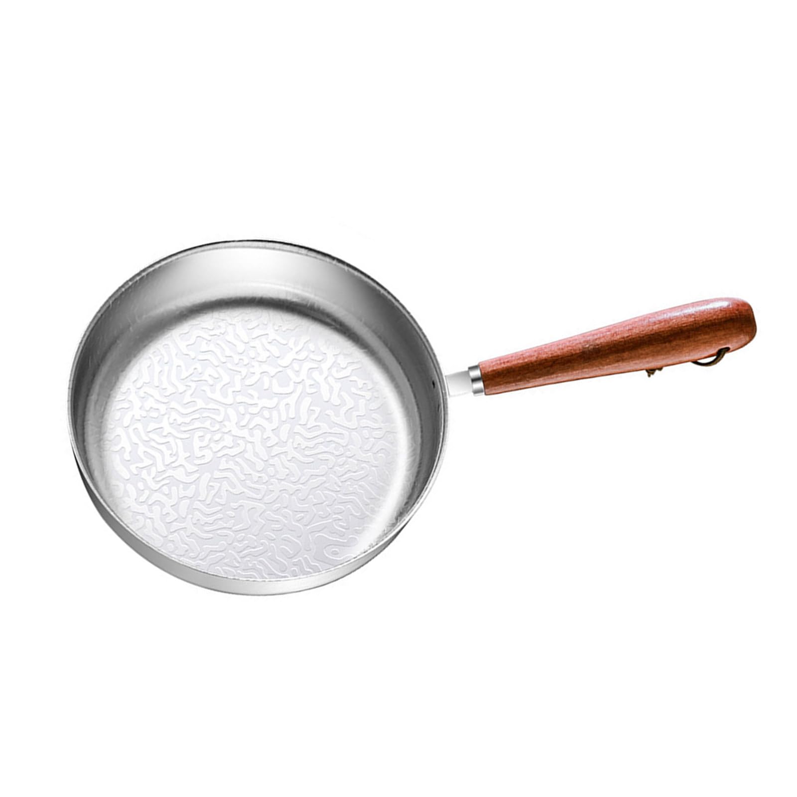 Tsophreniq Flat Bottom Cooking Pans Nonstick Frying Pans Stainless Steels Cookware for Electric and Induction Cooktops Flat Bottom Easily to Cleans Omelette