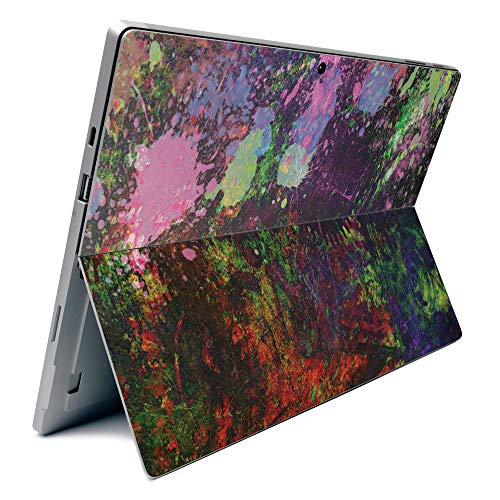 Image of MightySkins Carbon Fiber Skin for Microsoft Surface Pro 7 - Paint Drip | Textured Carbon Fiber Finish | Easy to Apply, Remove, and Change Styles | Made in The USA