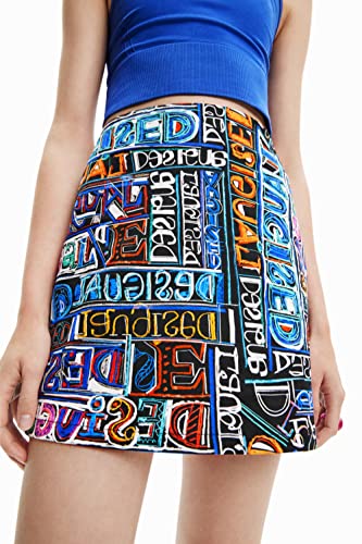 Desigual Women's Woman Woven Skirt Short3