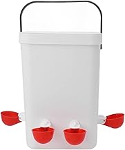 KIMISS Abreuvoir Automatique pour Poulets et Mangeoires pour Volailles, pour Grandes Fermes, capacité de 12 litres, Solution d'approvisionnement en Eau sans Effort