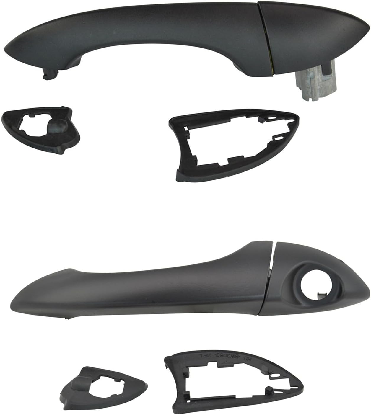 TRQ Left and Right Exterior Door Handle Set Drivers Side Compatible with 2000-2006 BMW X5