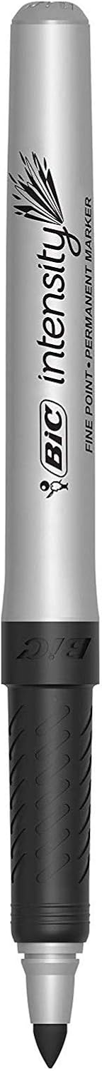 BIC Intensity Permanent Markers, Fine Point, Black, Vibrant & Long-Lasting, 36-Count