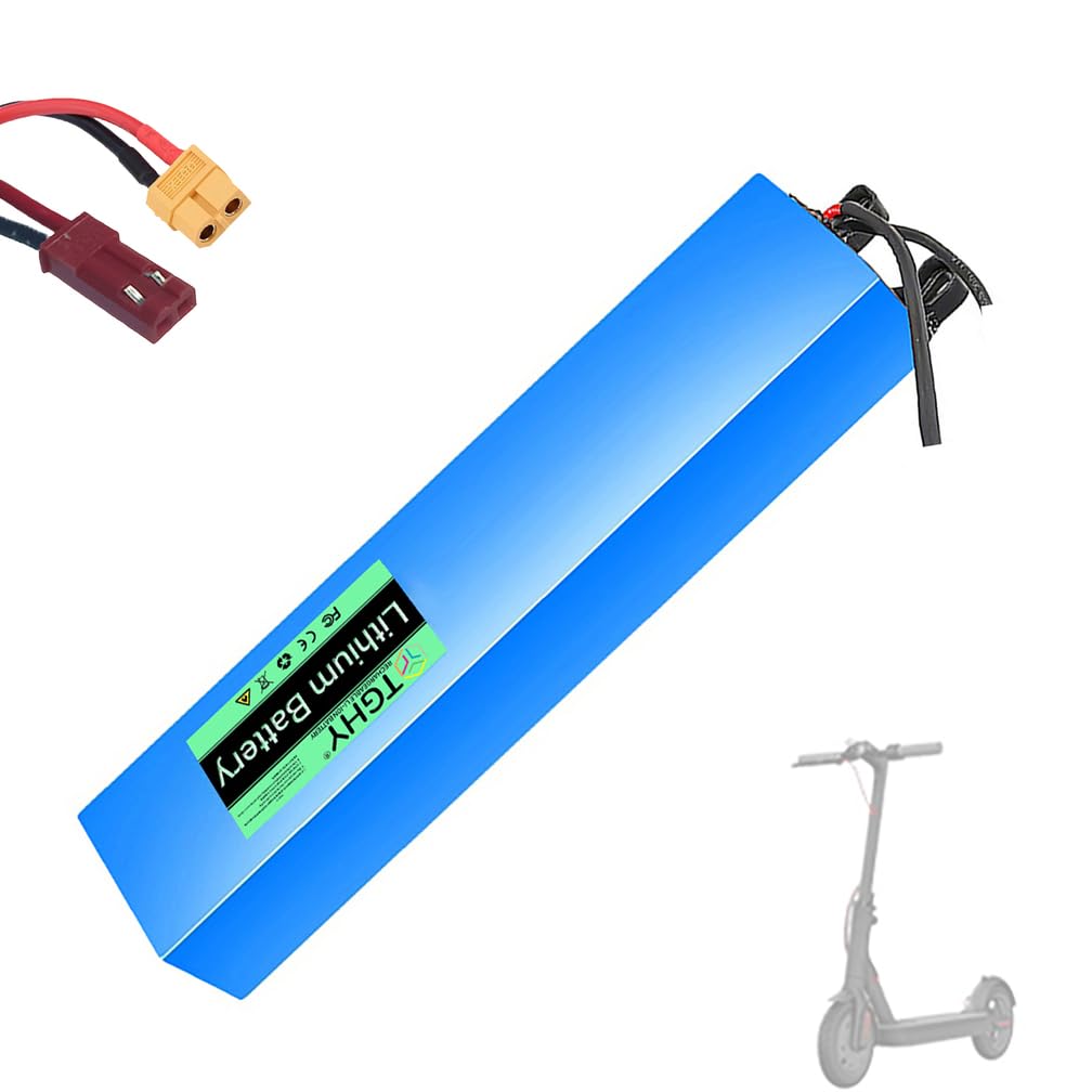TGHY Electric Scooter Lithium Battery Pack 36V 4Ah 5Ah 6Ah 7.8Ah 9Ah Rechargeable Li-ion Battery for 324W and Below Hoverboard Skateboards Motors,36V7.8Ah,XT60+JST 1